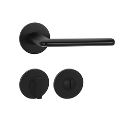 Kľučky na okrúhlych rozetách Čierny Tupai