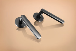 Kľučky na okrúhlych rozetách Čierny APRILE