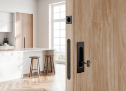 Sety - Zámky, mušle a madielka na posuvné drevené dvere Čierny FT