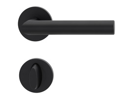 Kľučky na okrúhlych rozetách Čierny Griffwerk