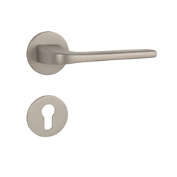 Kľučky na okrúhlych rozetách Strieborný Tupai