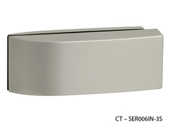 Zámky na sklenené dvere Strieborný CT