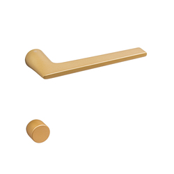 Minimalistické kľučky bez rozety na interiérové dvere Zlatý NUDA - VERUM ITALY