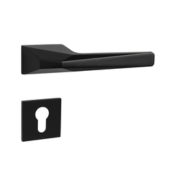 Kľučky na obdĺžnikových rozetách Čierny Tupai