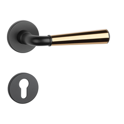 Kľučky na okrúhlych rozetách Kombinovaný APRILE