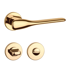 Kľučky na okrúhlych rozetách Zlatý APRILE