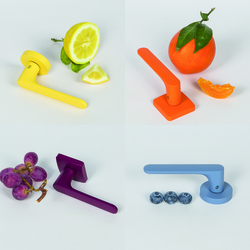 Kľučky na hranatých rozetách Oranžový COLOMBO