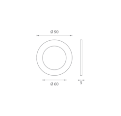 Madlá a mušle na sklenené dvere Strieborný JNF