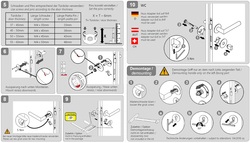 Kľučky na okrúhlych rozetách Strieborný Griffwerk