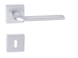 Kľučka na dvere UC - UNO - HR STM - strieborná matná (MP1) | MP-KOVANIA.sk