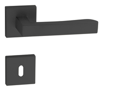 Kľučky na hranatých rozetách Čierny FROSIO BORTOLO