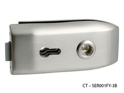 Zámky na sklenené dvere Strieborný CT