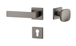 Kľučky na hranatých rozetách Sivý APRILE