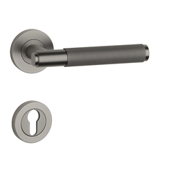 Kľučky na okrúhlych rozetách Sivý STERK