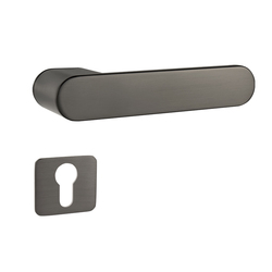 Kľučky na oválnych úzkych rozetách Sivý Griffwerk