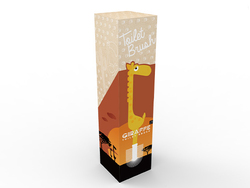 WC kefy s nádobou Žltý DHK