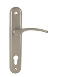 Kľučky na oválnych štítoch Strieborný KE