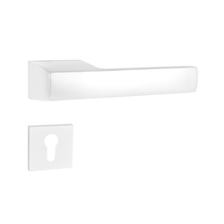 Kľučky na obdĺžnikových rozetách Biely MPK