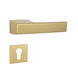 Kľučky na obdĺžnikových rozetách Zlatý Tupai