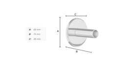 Príslušenstvo k elektrickým sušiakom uterákov Strieborný SMEDBO