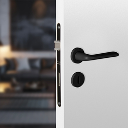 Kľučky na okrúhlych rozetách Čierny NUDA - VERUM ITALY