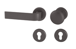 Kľučky na okrúhlych rozetách Sivý Tupai