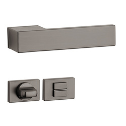 Kľučky na obdĺžnikových rozetách Sivý APRILE