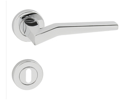 Kľučka na dvere FO - GENOVA - R CHL - chróm lesklý (C01) | MP-KOVANIA.sk