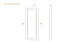 Madlá hranaté priame Kombinovaný JNF