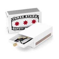 Zápalky a podpaľovače Biely SN