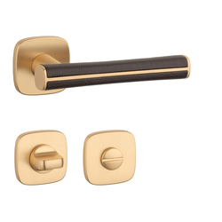 Kľučky na hranatých rozetách Zlatý APRILE