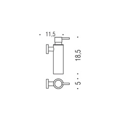 Dávkovače mydla Medený COLOMBO