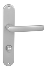 Kľučky na oválnych štítoch Strieborný BA