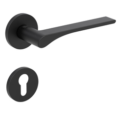 Kľučky na okrúhlych rozetách Čierny Griffwerk