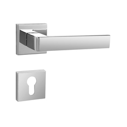 Kľučky na hranatých rozetách Strieborný FROSIO BORTOLO