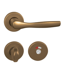 Kľučky na okrúhlych rozetách Bronzový BA