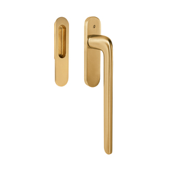 Kľučka na dvere CB - HS PORTAL ID313 - kľučka/mušľa ZLM - zlatá matná (OM) | MP-KOVANIA.sk