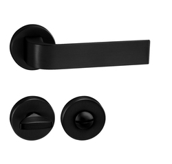 Kľučky na okrúhlych rozetách Čierny Tupai