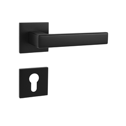 Kľučky na hranatých rozetách Čierny Tupai