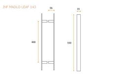 Madlá hranaté priame Strieborný JNF