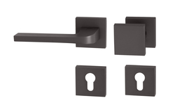 Kľučky na hranatých rozetách Sivý Tupai