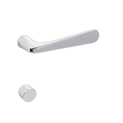 Minimalistické kľučky bez rozety na interiérové dvere Strieborný NUDA - VERUM ITALY