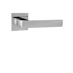 Kľučky na hranatých rozetách Strieborný Tupai