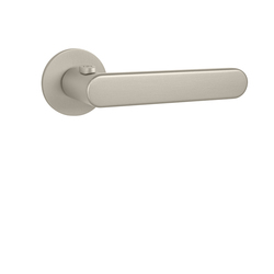 Kľučka na dvere TI - ROUND - R 7S 3957 s uzamykaním, 38-45 mm NIM - nikel matný (142) | MP-KOVANIA.sk