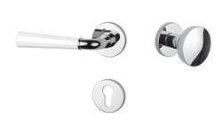 Kľučky na okrúhlych rozetách Kombinovaný APRILE