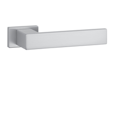 Kľučky na obdĺžnikových rozetách Strieborný APRILE