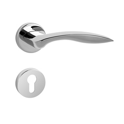 Kľučky na okrúhlych rozetách Strieborný FROSIO BORTOLO