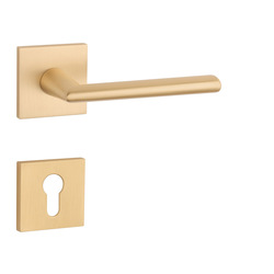 Kľučky na hranatých rozetách Zlatý APRILE