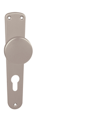 Guľa na dvere BA - GUĽA NA ŠTÍTE 2200 - B NIM - nikel matný (F8) | MP-KOVANIA.sk