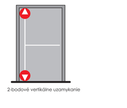 Povrchové panikové kovanie Čierny DORMAKABA